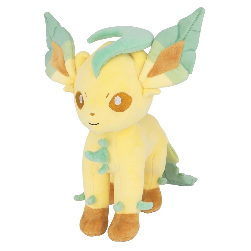 Sanei Boeki Pokemon All Star Collection Leafeon Plush Doll Japan Official