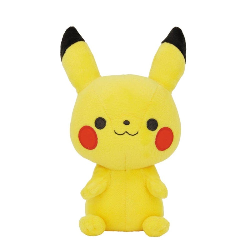 Sekiguchi Monpoke Pikachu Washable Plush Toy - Soft & Cuddly Pokemon Buddy