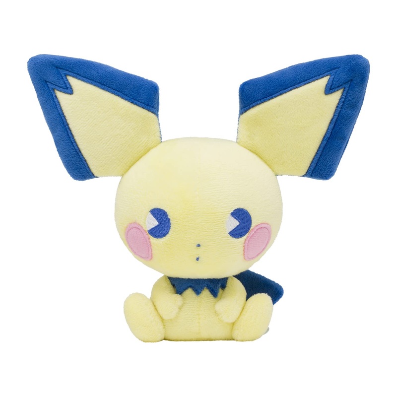 POKEMON CENTER ORIGINAL - Plush Doll Pichu - Sakio Soda Refresh