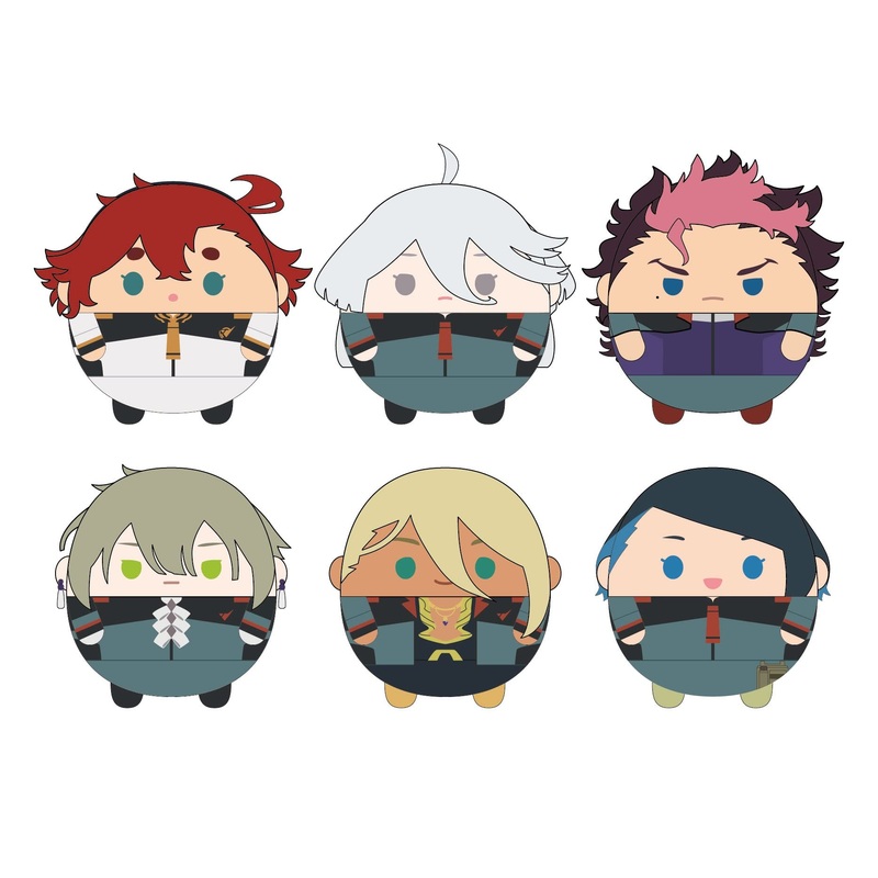 MAX LIMITED Mobile Suit Gundam: The Witch From Mercury Fuwakororin Plush 6Pcs Complete Box