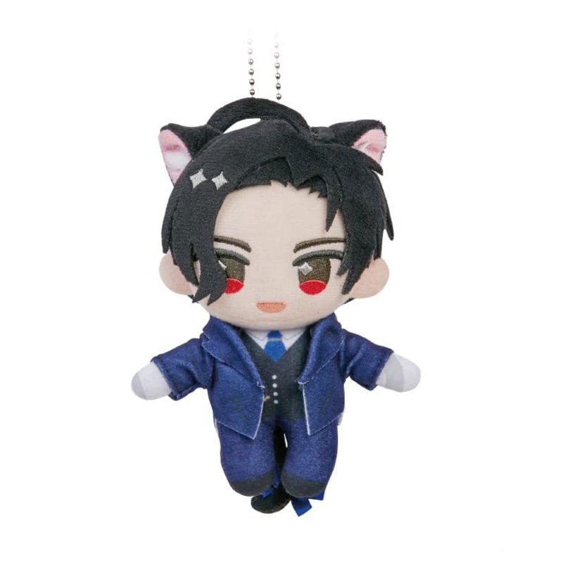 Obey Me! Lucifer Plush Mascot Kuroneko Shitsuji Kissa Eimo