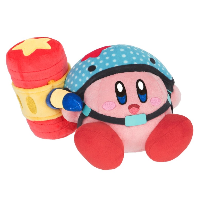 Sanei Boeki Kirby Plush Toy Hammer Ruby W18xD14xH11cm