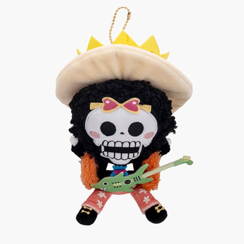 Brook Plush Keychain Banzai! - ONE PIECE