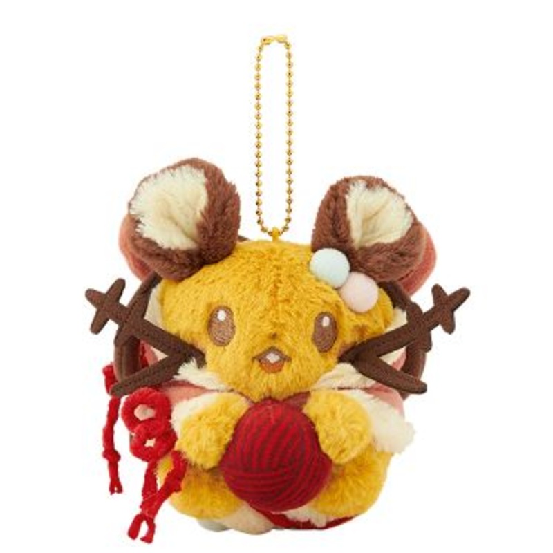 Dedenne Mascot Plush Keychain - Pokmon Heartwarming Christmas