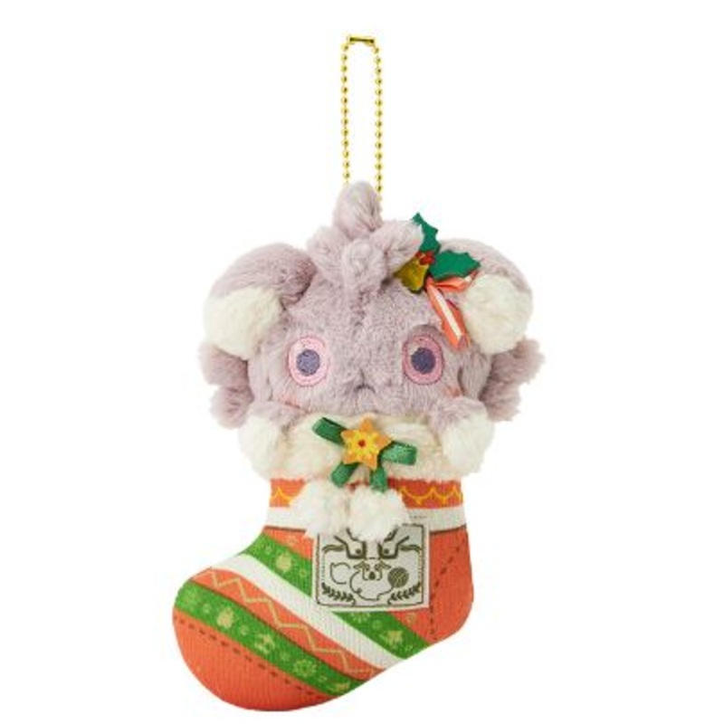 Espurr Mascot Plush Keychain - Pokmon Heartwarming Christmas