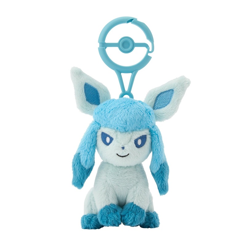 Glaceon Mascot Plush With Carabiner