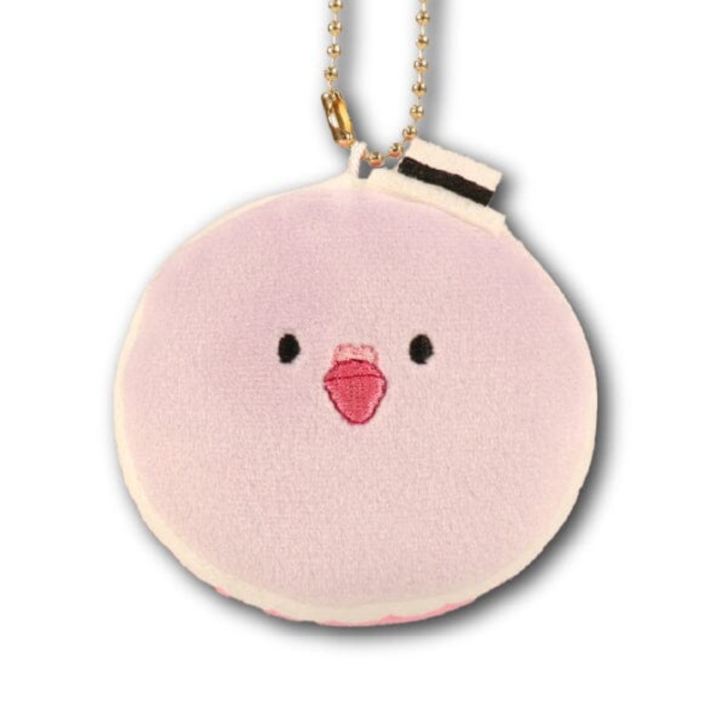 Hattori Strawberry Macaron Mascot Plush - SANJI no OYATSU