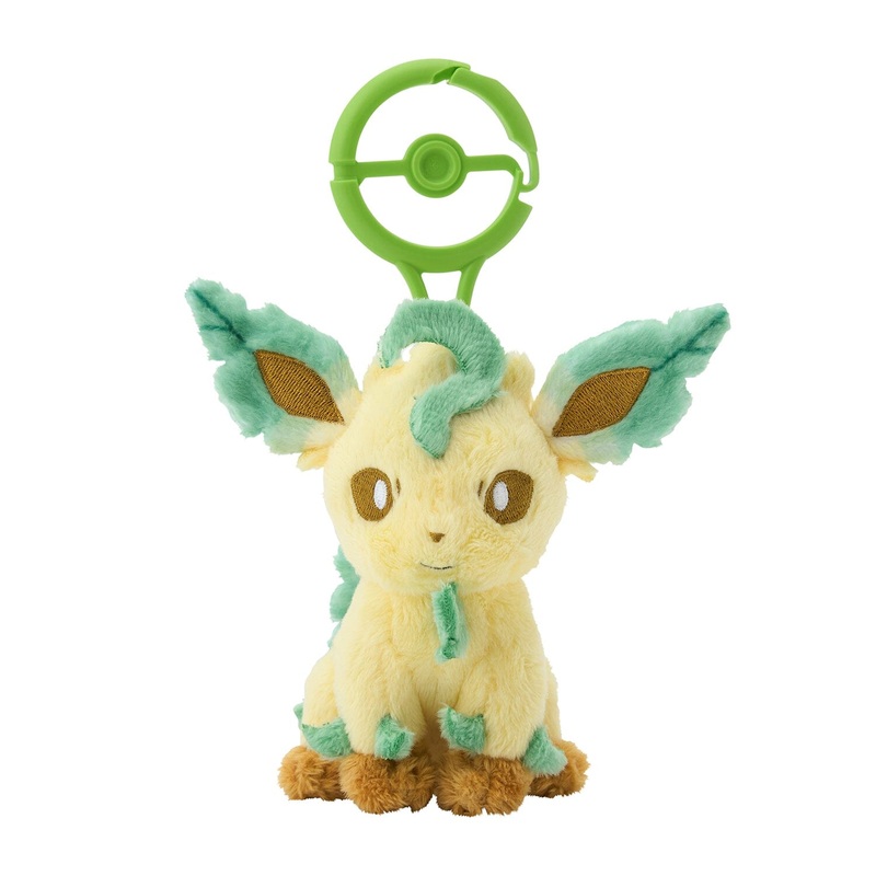 Leafeon Mascot Plush With Carabiner