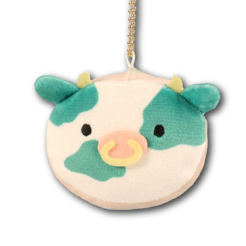 Momoo Pistachio Macaron Mascot Plush - SANJI no OYATSU