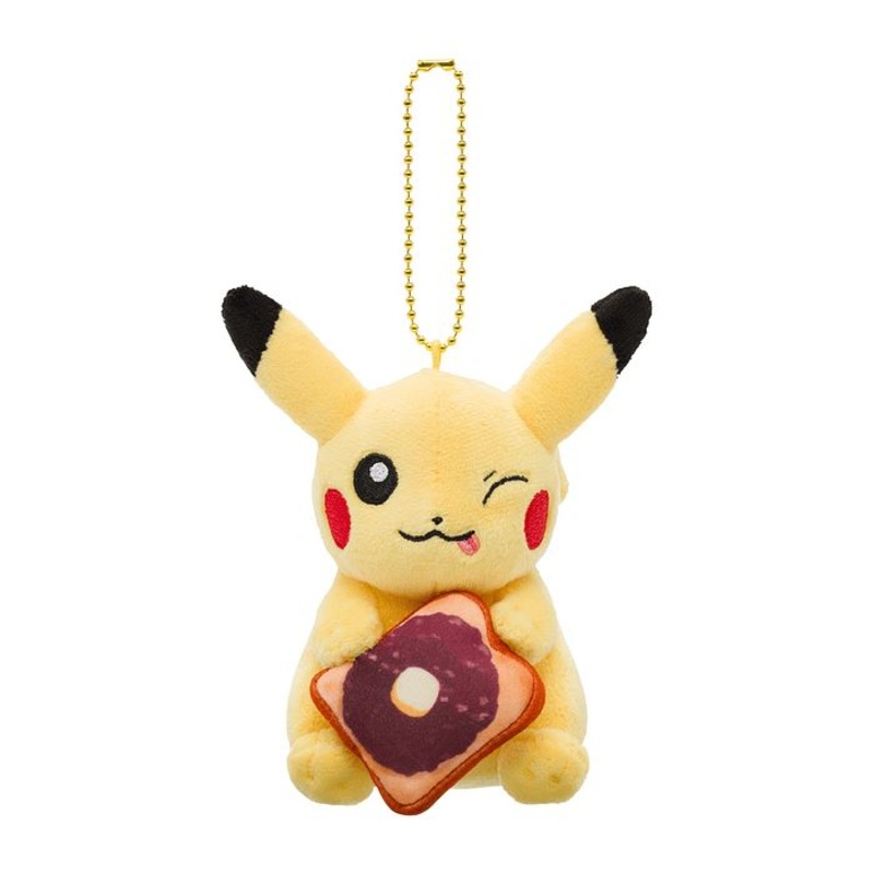 Pikachu Mascot Keychain Ogura Toast (Pokmon Center Nagoya) - Celebis Celebration