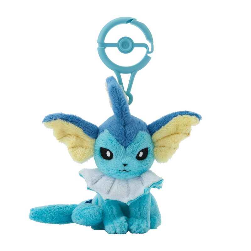 Vaporeon Mascot Plush With Carabiner