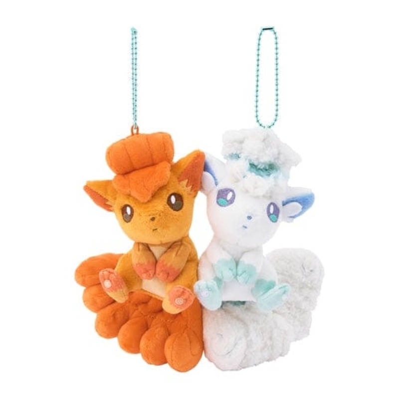 Vulpix  Alolan Vulpix Paired Mascot Plush (Magnetic) - Nitamono Doushi (Look Alike) Pokmon!