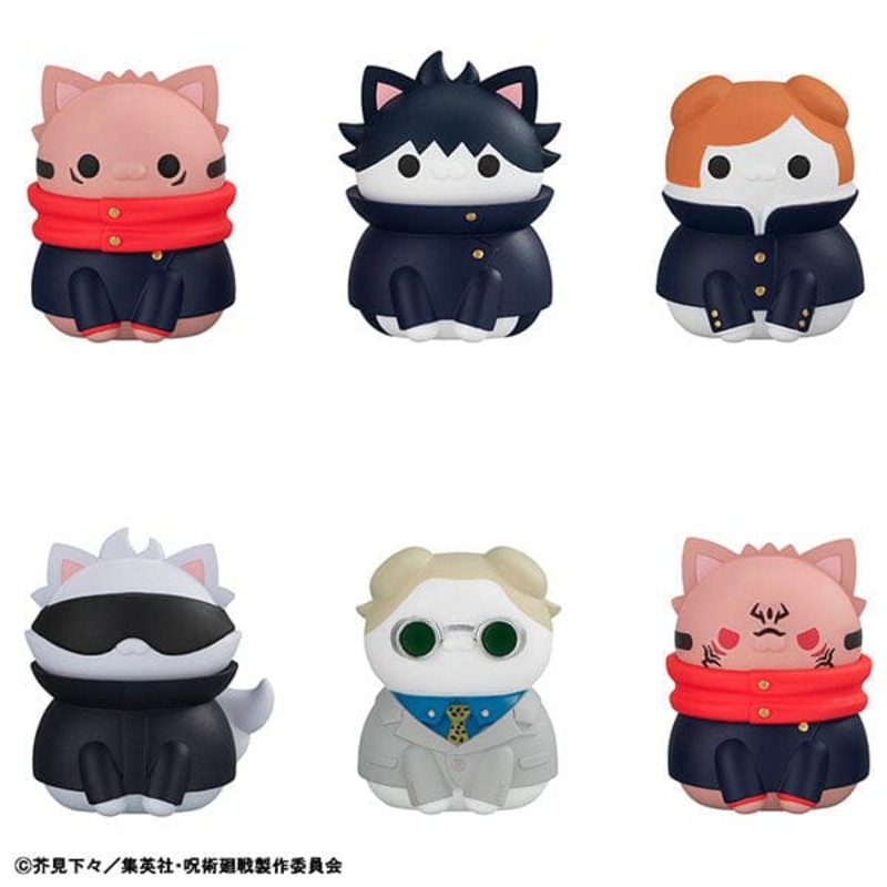 Jujutsu Kaisen MEGA CAT PROJECT Figure Jujutsu Nyanko Shibuya Incident (6Pcs/BOX)