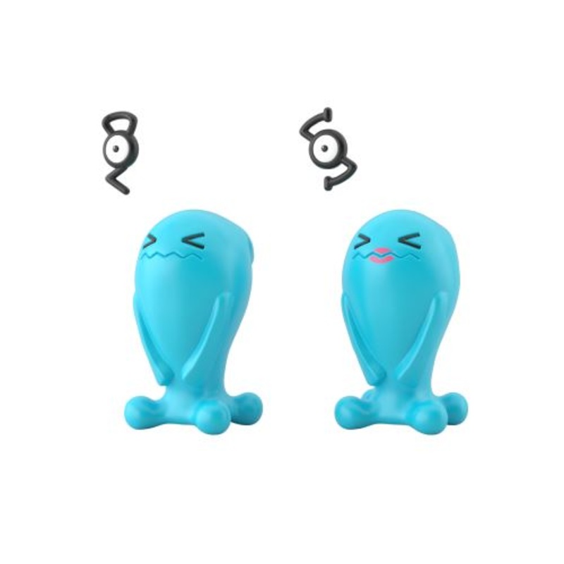 Unown & Wobbuffet Pokmon Scale World Figure Johto Region 14