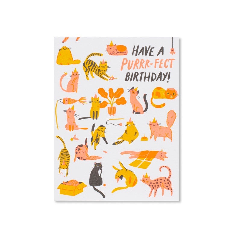 Hello Lucky - Single Card - Purrfect