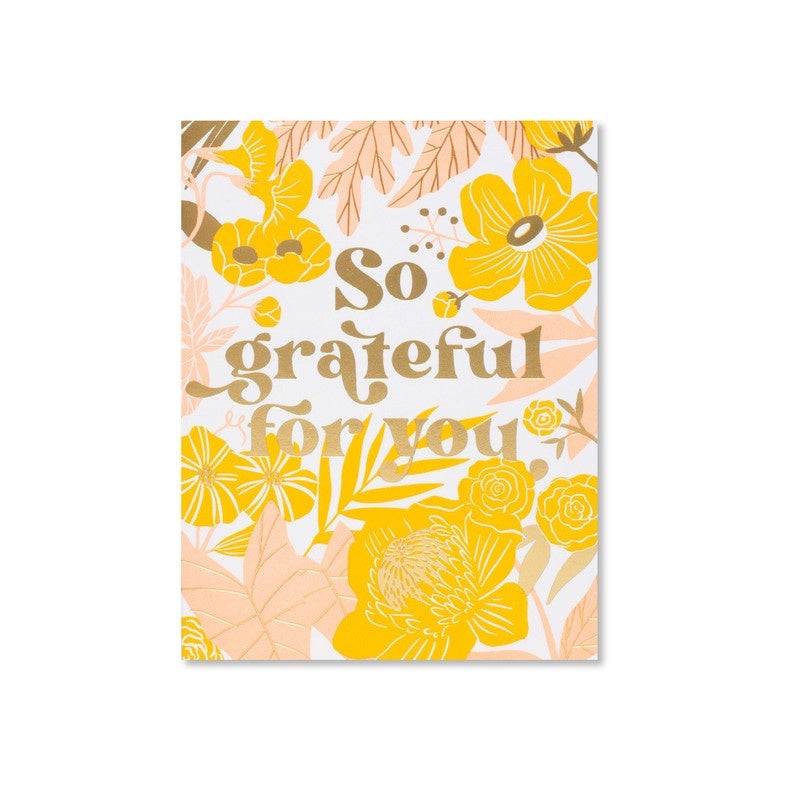 Hello Lucky - Single Card - Thanks Floral