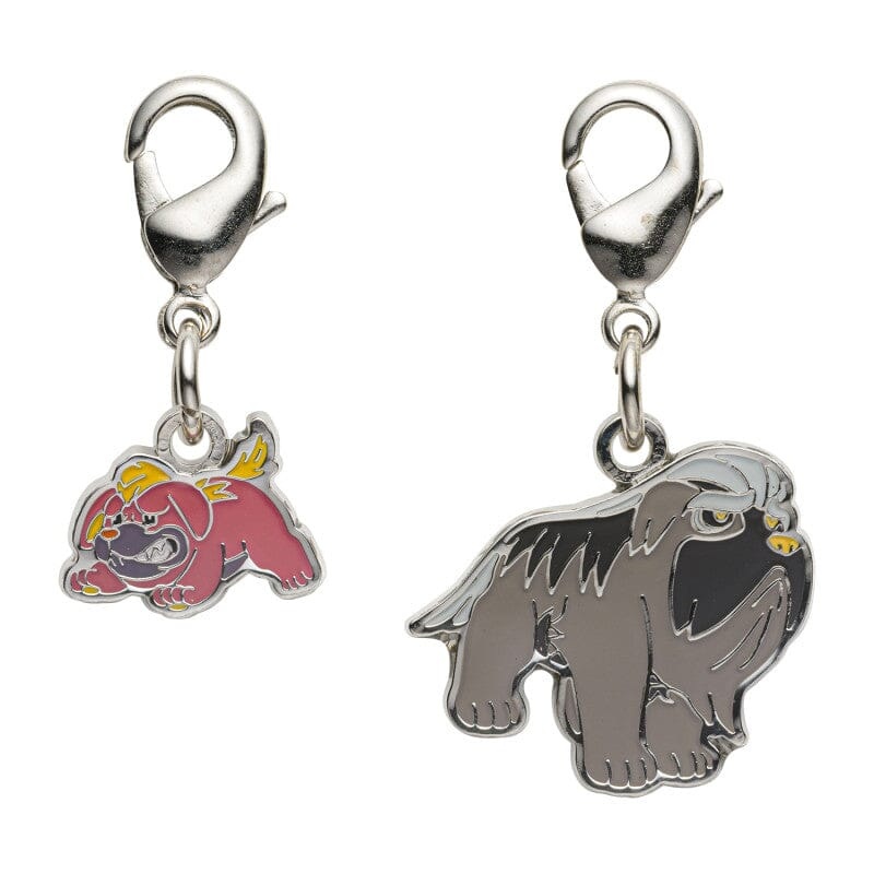 Maschiff, Mabosstiff - National Pokdex Metal Charm Keychain #942, #943