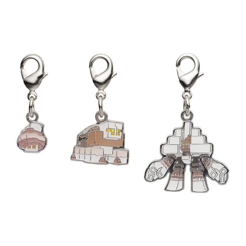 Nacli, Naclstack, Garganacl - National Pokdex Metal Charm Keychain #932, #933, #934