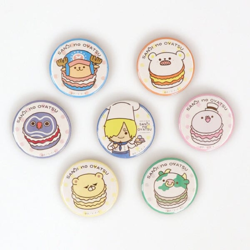 ONE PIECE Macaron Tin Can Badge - SANJI no OYATSU (1Pcs/Random)