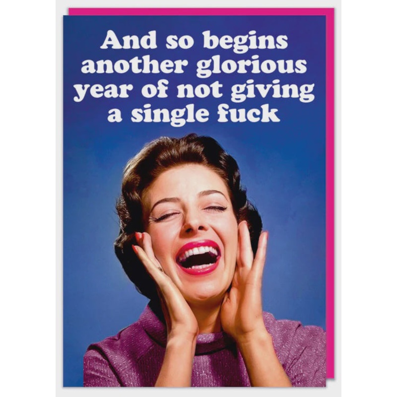 And Begins Another Year Greeting Card