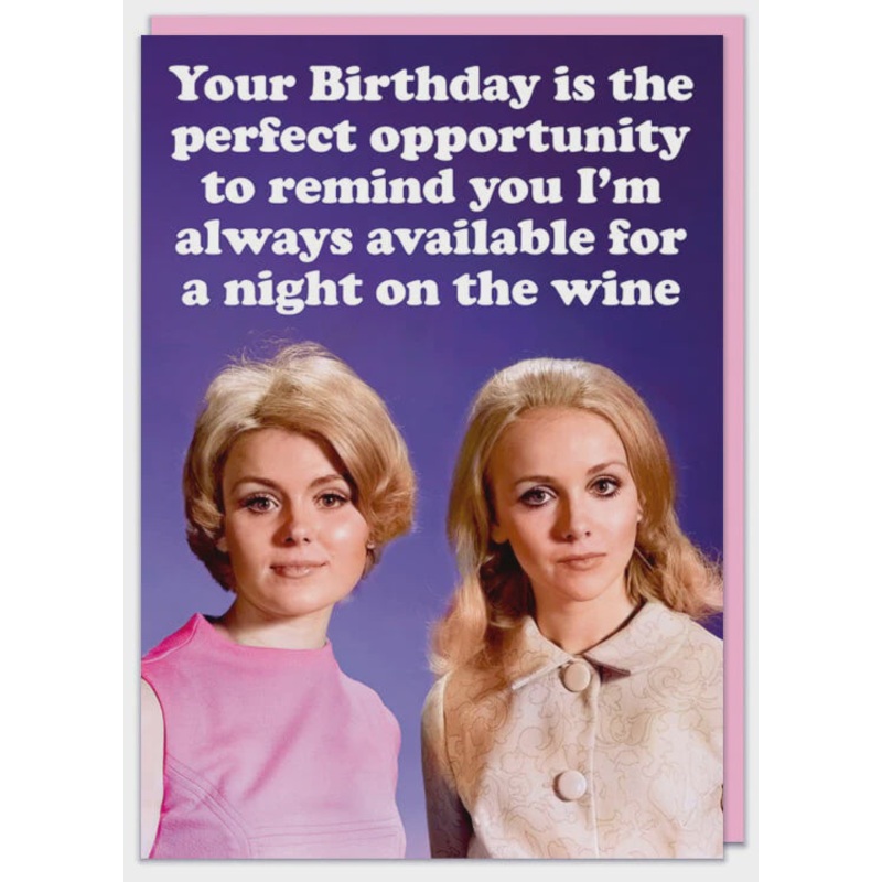 Available For A Night On The Wine