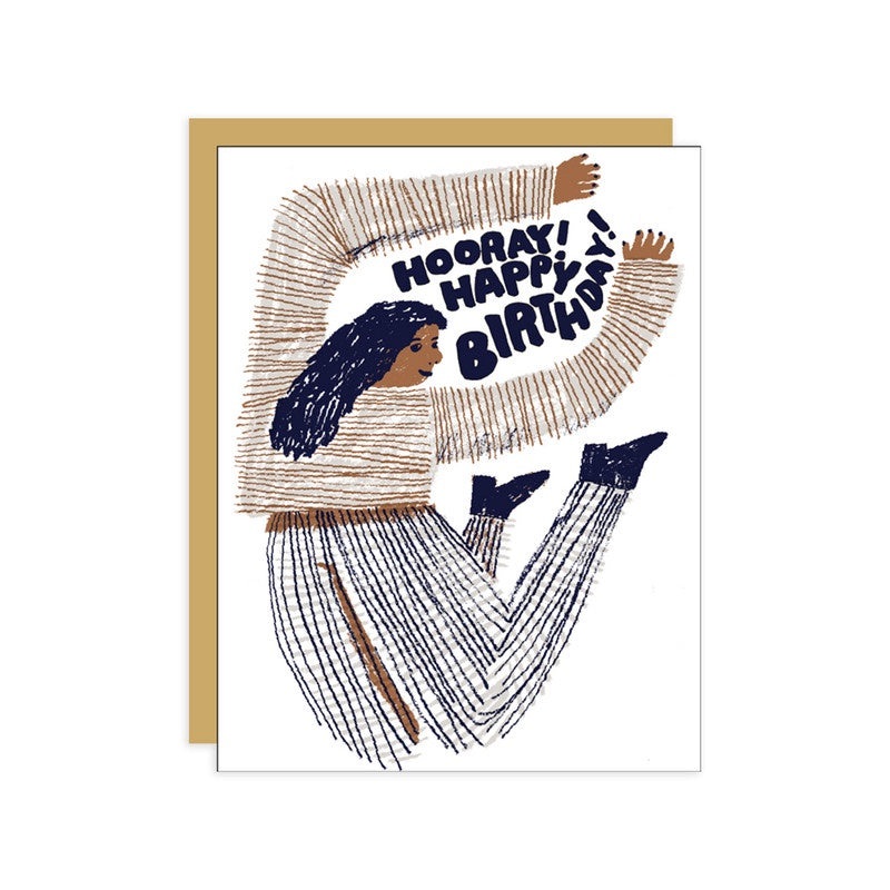Egg Press - Single Card - Hooray Birthday