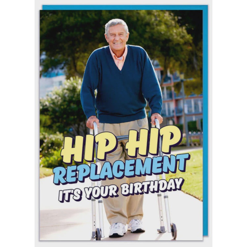 Hip Hip Replacement Greeting Card