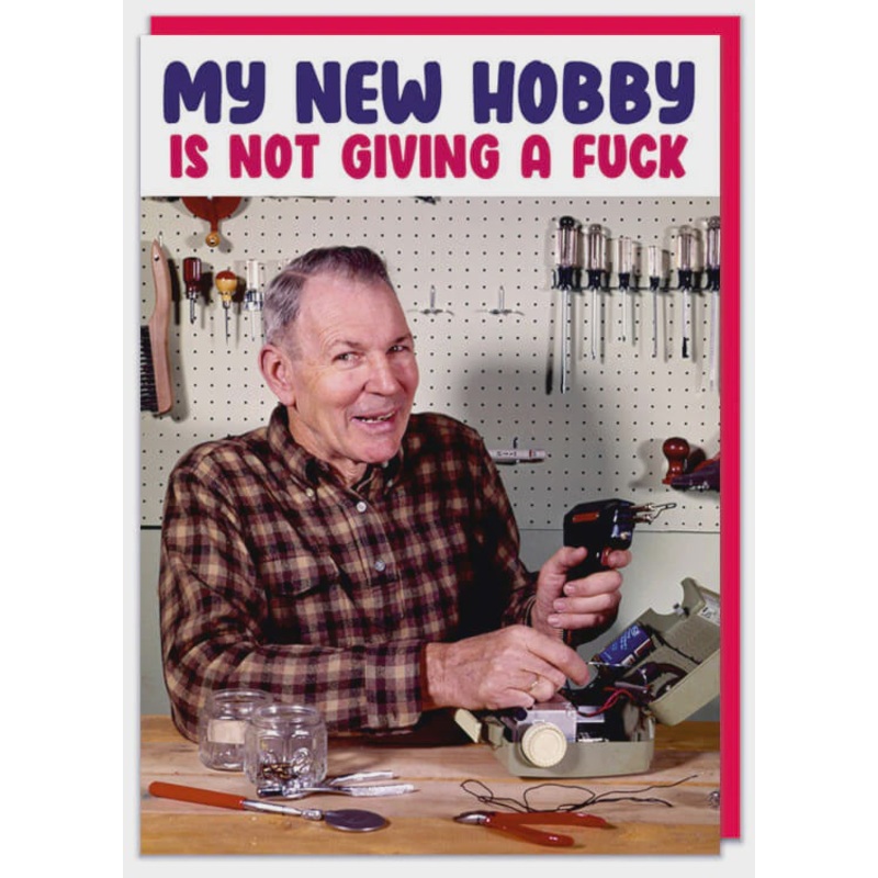 Not Giving A F*** Greeting Card
