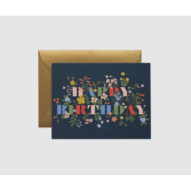 Rifle Paper Co - Single Card - Mayfair Birthday