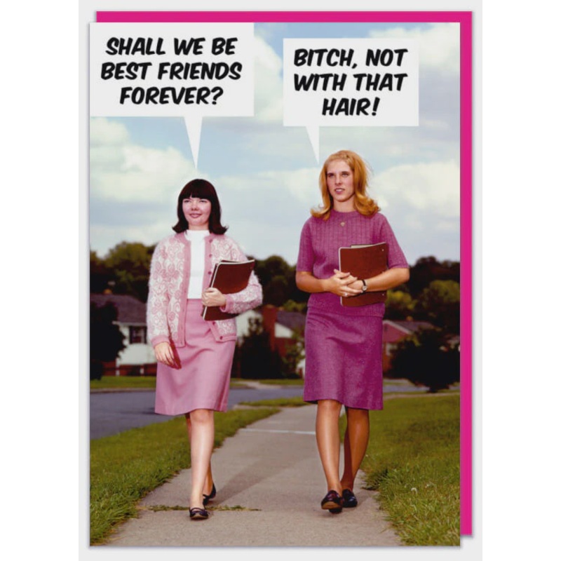 Shall We Be Best Friends Forever? Greeting Card