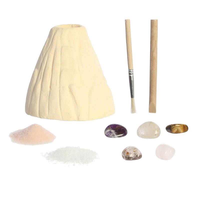 Aurora Toys - Epiphany Stem Labs - Gemstone Volcano Erupt & Dig Kit