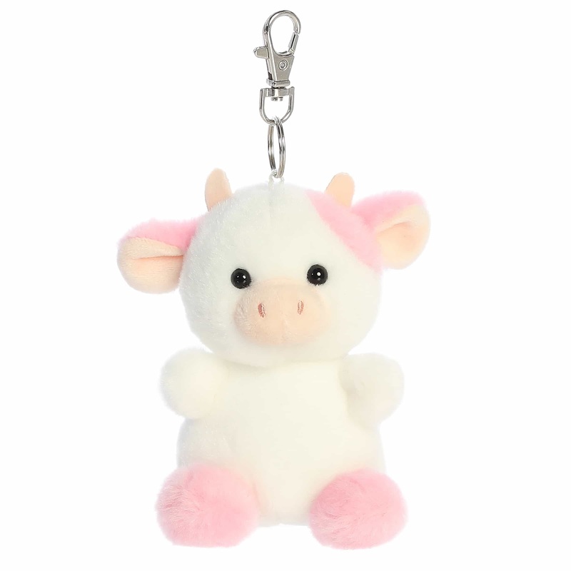 Aurora - Palm Pals - 4" Belle Strawberry Cow Clip-On