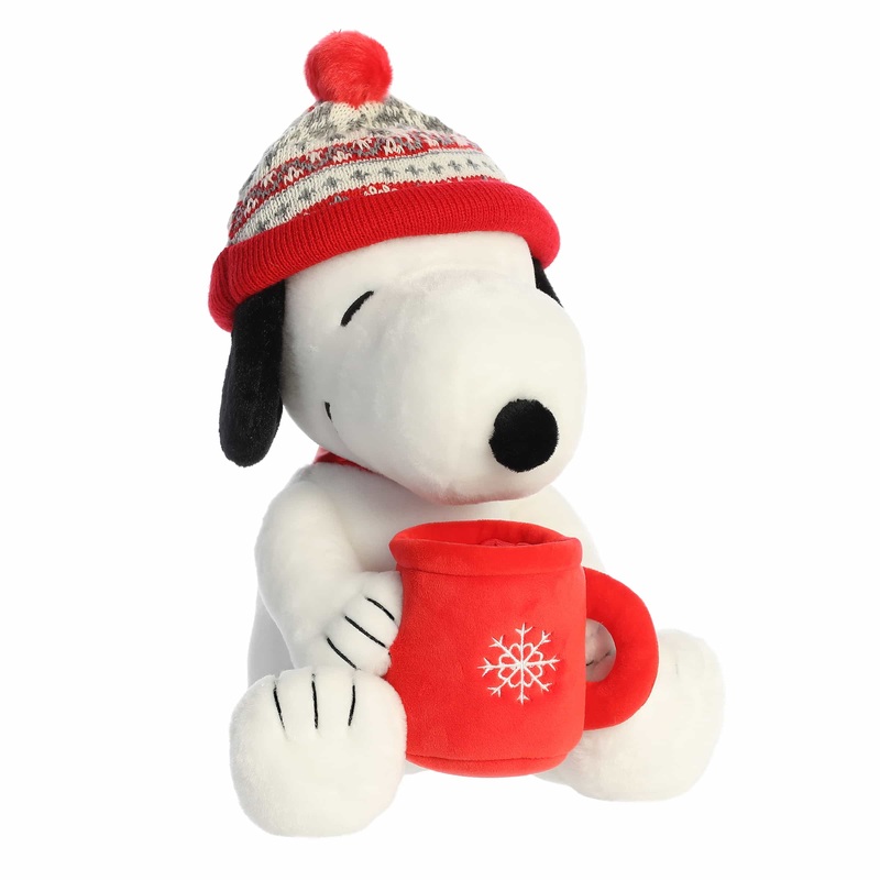Aurora - Peanuts - 12" Winter Hat Snoopy With Mug