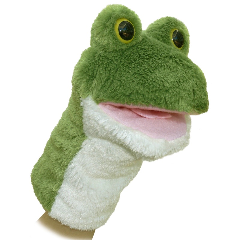 Aurora - Hand Puppet - 10" Frog