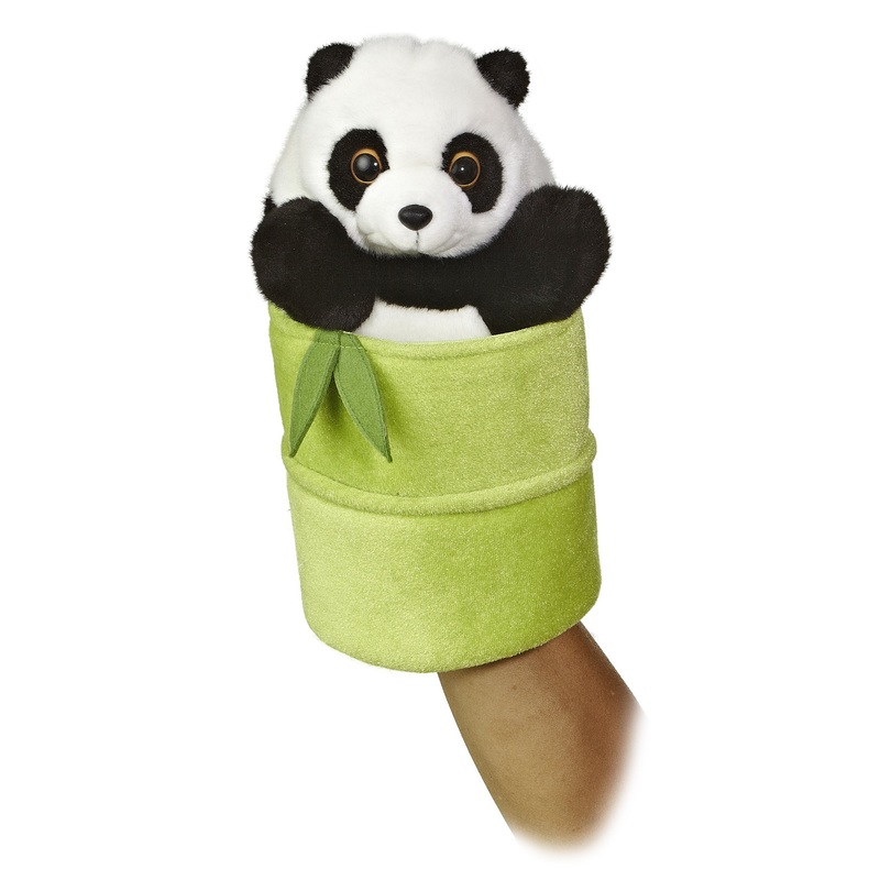 Aurora - Hand Puppet - 10" Panda Pop Up Puppet