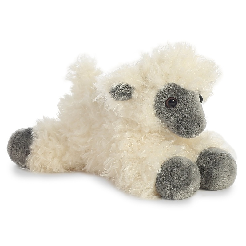 Aurora - Mini Flopsie - 8" Black Face Sheep