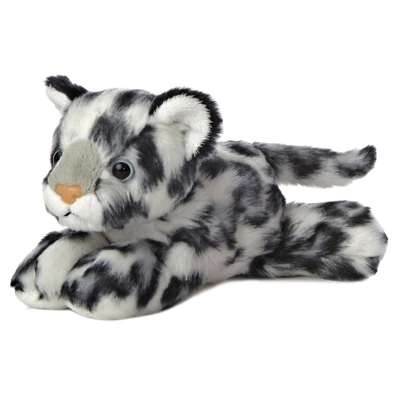 Aurora - Mini Flopsie - 8" Snow Leopard