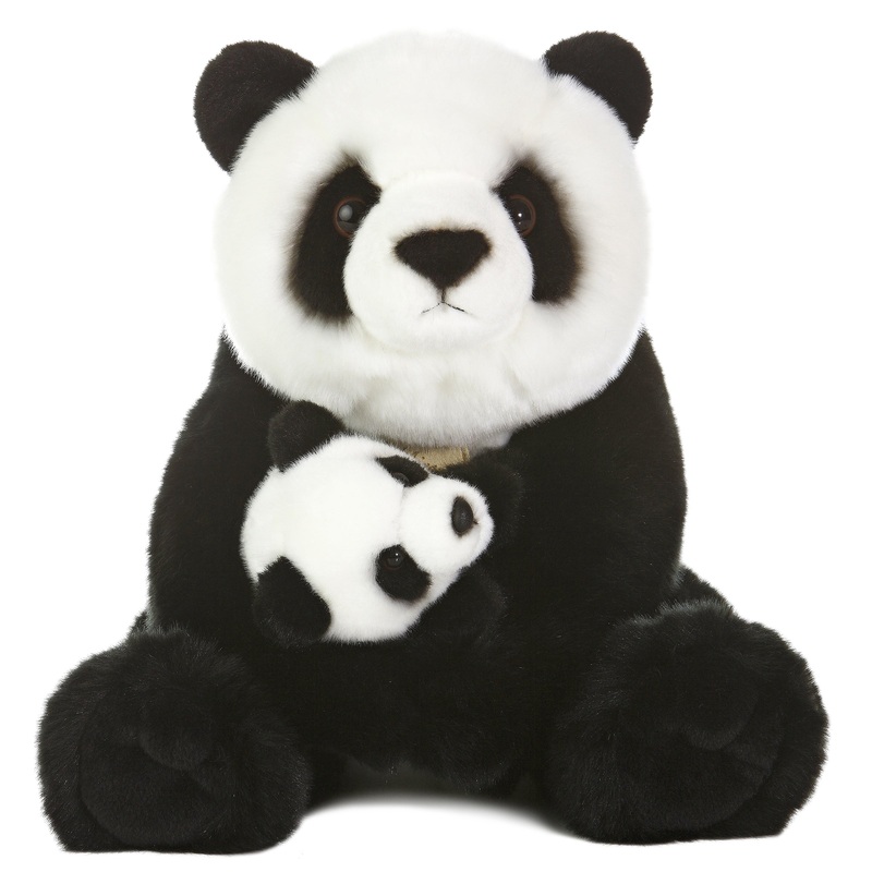 Aurora - Miyoni - 15" Panda With Cub
