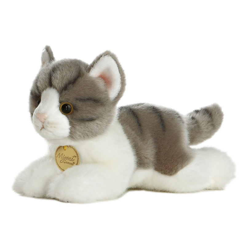 Aurora - Miyoni - 8" Grey Tabby Cat