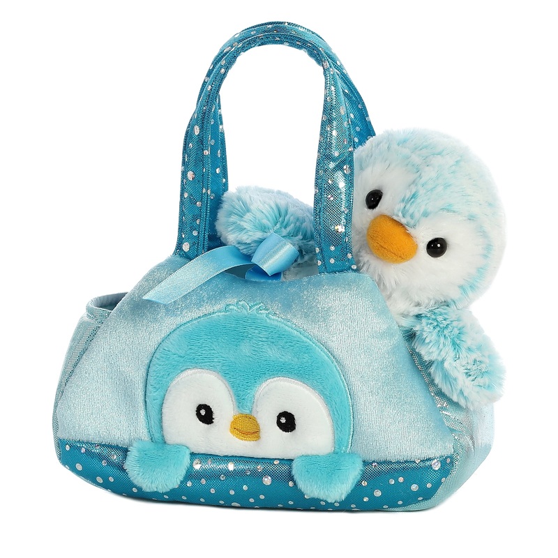 Aurora - Fancy Pals - 7" PomPom Penguin - Blue