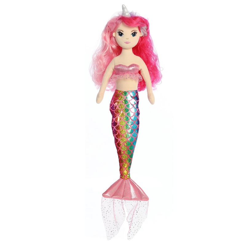 Aurora - Sea Sparkles - Rainbow Unicorn Sparkles - 18" Minnie
