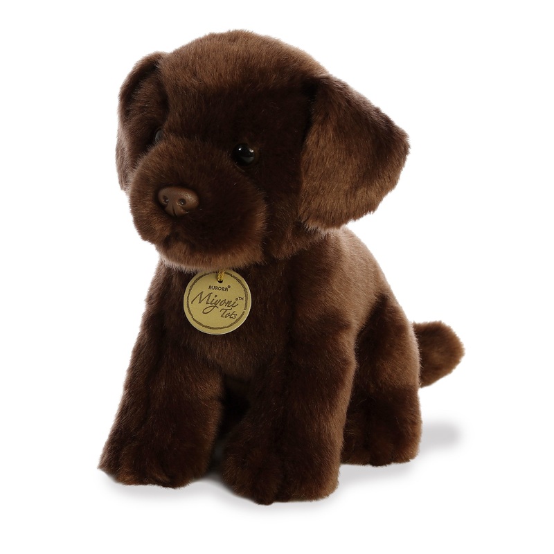 Aurora - Miyoni Tots - 11" Chocolate Lab Pup