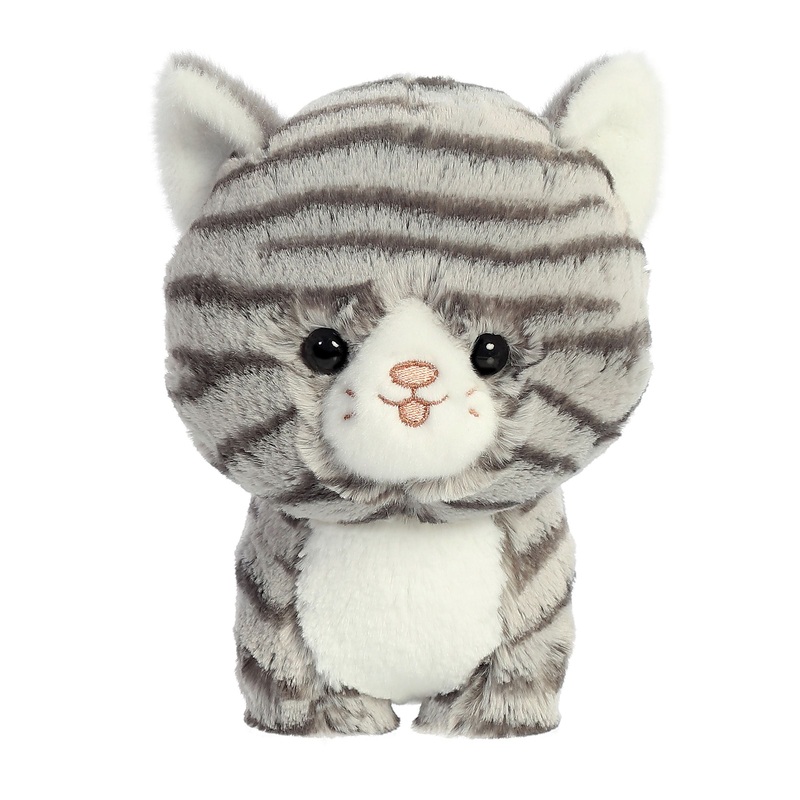 Aurora - Teddy Pets - 7" Grey Tabby