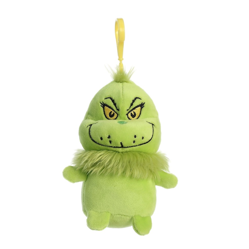 Aurora - Dr. Seuss - 4.5" Squishy Grinch Clip-On