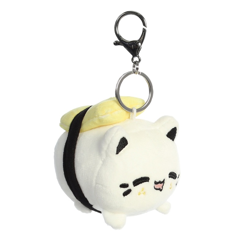 Aurora - Tasty Peach - 3.5" Tamago Sushi Meowchi Clip-On