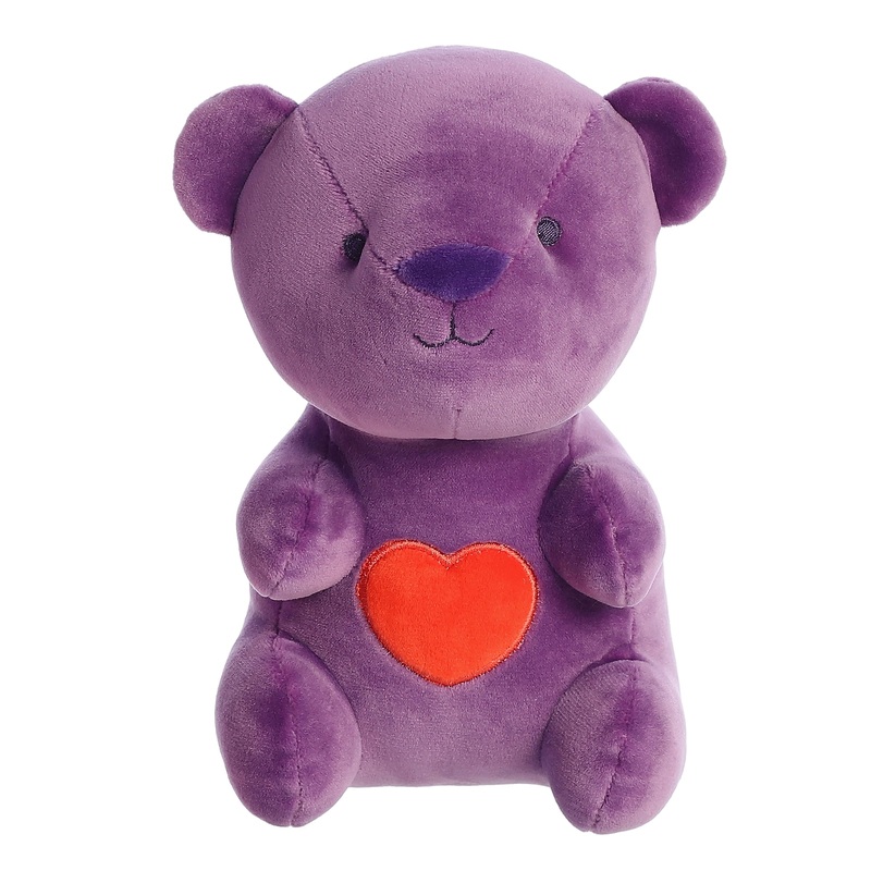 Aurora - Valentine - 8" Yummy Heartbear - Purple