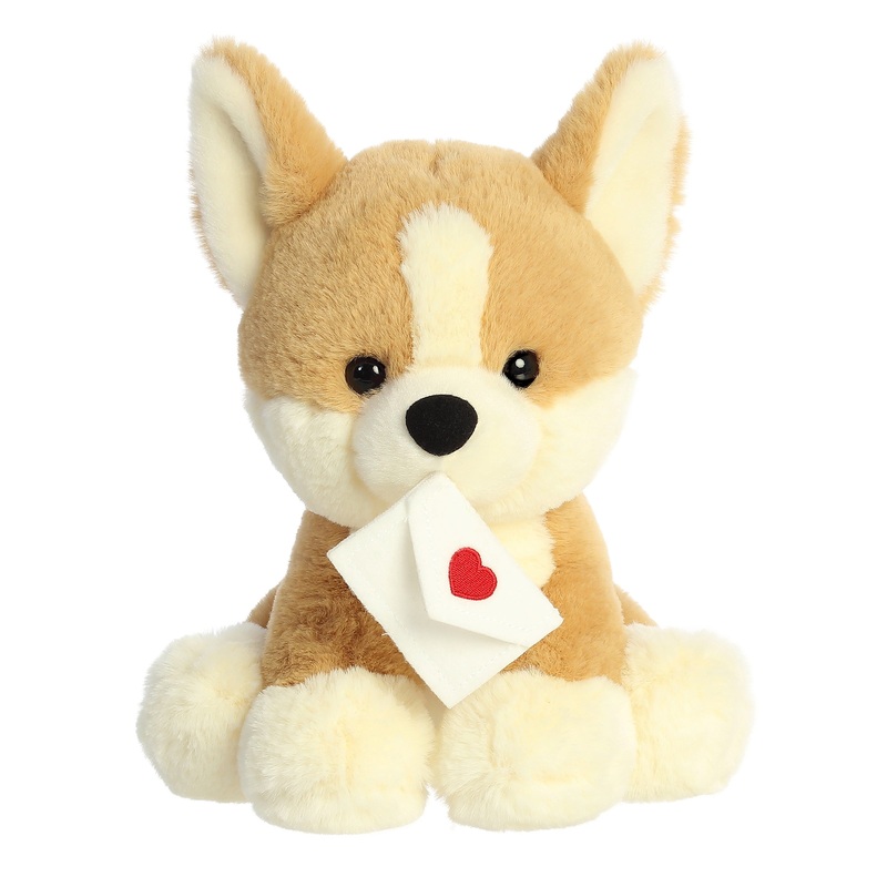 Aurora - Valentine - Val Pets - 10" Sealed With A Kiss Corgi