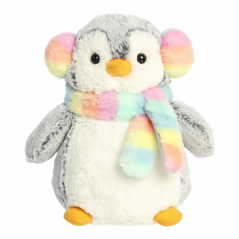Aurora - PomPom Penguin - 9" Pompom Muffs & Scarf