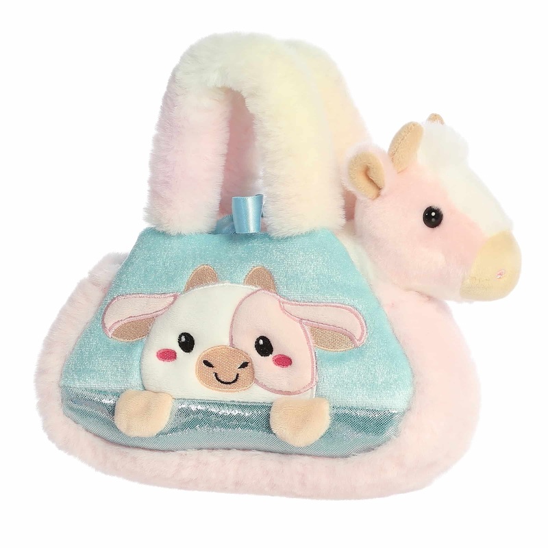 Aurora - Fancy Pals - 7.5" Peek-A-Boo Strawberry Cow
