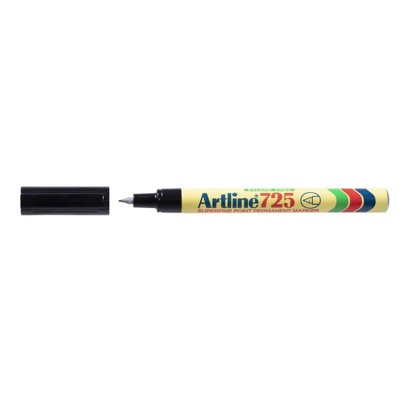 Artline Fine Point Black Permanent Marker (bote de 12)
